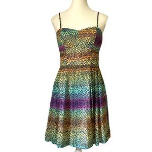 Jack. Rainbow Snake Print Dress